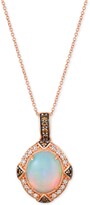 Thumbnail for your product : LeVian Opal (2-1/5 ct. t.w.) & Diamond (3/8 ct. t.w.) 22" Pendant Necklace in 14k Rose Gold
