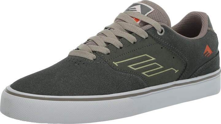 Emerica Low Vulc Men's Skate Shoe Grey/Tan - Durable