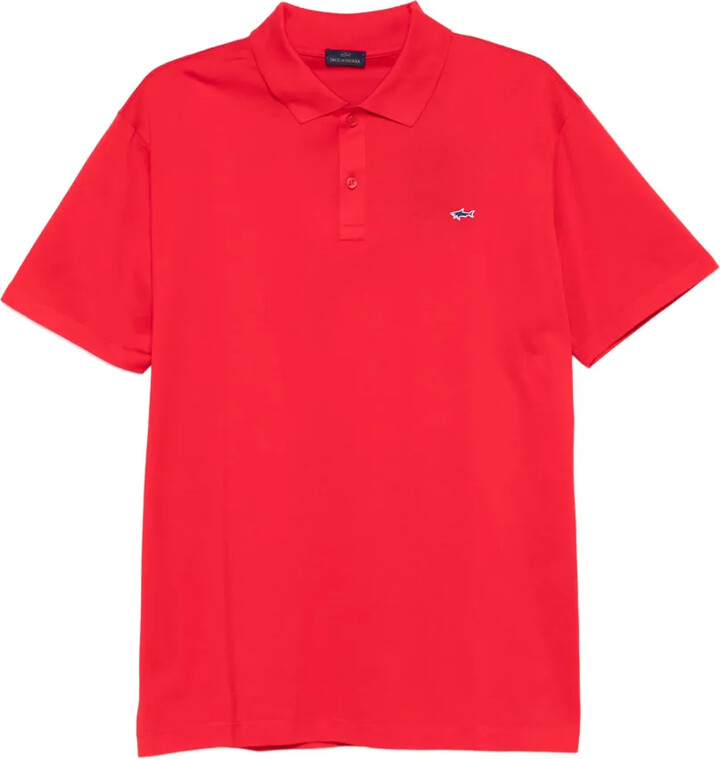 Paul & Shark Short-Sleeve Logo-Detail Polo Shirt