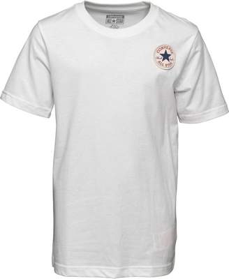 Converse Boys CTP Embroidered Left Chest T-Shirt White