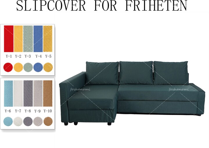 Etsy Replaceable Sofa Covers For Ikea Friheten(2 Seats Bed+Chaise, Ikea  Cover, Friheten Sofa Covers, Couch Covers For Friheten, Couch Cover -  ShopStyle