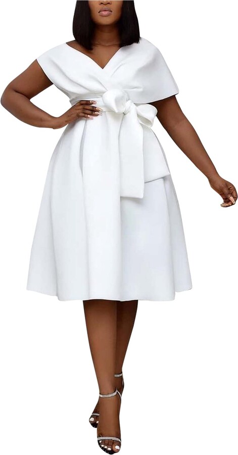 EUCoo Womens Dress Zipper Sleeveless Off-The-Shoulder Print Slim Irregular Hem Tight Midi Dress 
