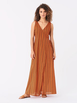 Thumbnail for your product : Diane von Furstenberg Grace Cotton Maxi Beach Wrap Dress