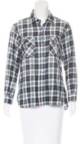 Thumbnail for your product : Current/Elliott Plaid Button-Up Shirt
