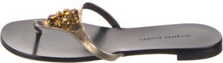 Giuseppe Zanotti Leather Slides