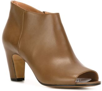 Maison Margiela open toe boots - women - Calf Leather/Leather - 36