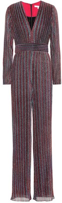Simkhai Metallic striped jumpsuit
