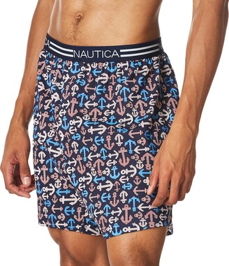 Nautica Men's Classic Cotton Loose Knit Boxer Shorts - ShopStyle