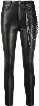 Ermanno Scervino Faux Leather Skinny Trousers