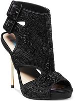 Thumbnail for your product : Betsey Johnson Blue by Crepe Platform Evening Booties