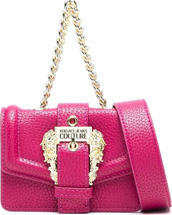 Versace Jeans Couture LogoPlaque ChainLink Bag ShopStyle