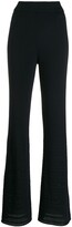 Thumbnail for your product : Golden Goose Flared Ribbed Trousers