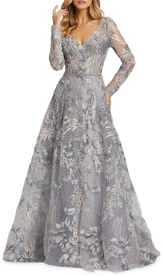 Gray Lace Dress | Shop The Largest Collection | ShopStyle