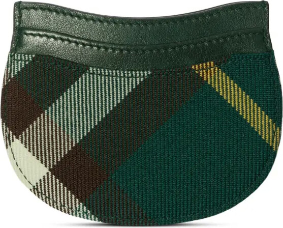 Burberry Rocking Horse checkered leather cardholder