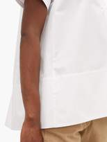 Thumbnail for your product : Jil Sander V-neck Cotton-poplin Top - Womens - White