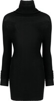 Thumbnail for your product : Rick Owens Roll-Neck Virgin Wool Jumper