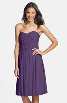 Thumbnail for your product : Donna Morgan 'Anne' Strapless Chiffon Fit & Flare Dress