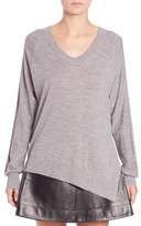 Thumbnail for your product : Alexander Wang Asymmetrical Wool & Silk Sweater