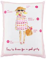 Thumbnail for your product : Pool' Fashionista Throw Pillow (Pool)