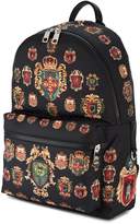 Thumbnail for your product : Dolce & Gabbana Vulcano insignia print backpack