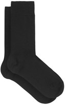 Thumbnail for your product : Falke Cotton-blend Ankle Socks - Black