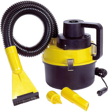 Koolatron 12V 3.8L Portable Wet/Dry Canister Vacuum + Inflator with 4 Nozzles