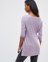 Thumbnail for your product : ASOS Maternity LOUNGE Knitted Tunic with Drawstring