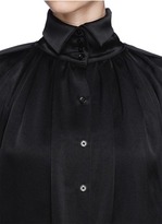 Thumbnail for your product : Nobrand Ruche neckline shirt