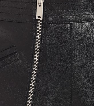 Stella McCartney High-rise faux leather pants