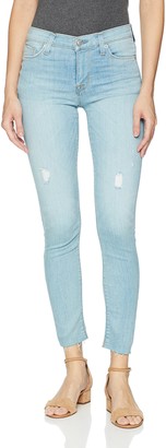Hudson Women's NICO Midrise Ankle RAW Hem Super Skinny 5 Pocket Jean