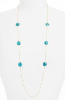 Thumbnail for your product : Argentovivo Long Semiprecious Stone Station Necklace
