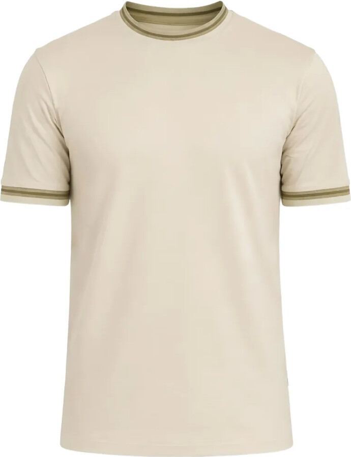 HUGO BOSS contrast-tipping T-shirt