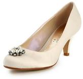 Thumbnail for your product : Shoebox Shoe Box Haughton Low Heel Satin Wedding Shoes