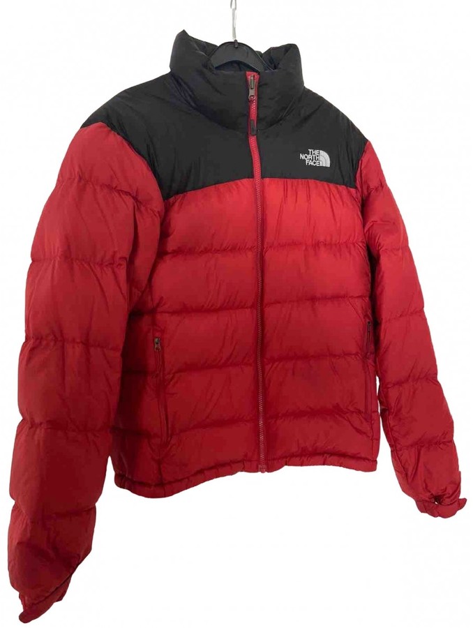 north face red coat