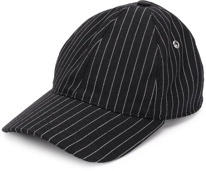 pinstripe baseball cap