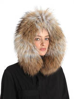 Thumbnail for your product : Mr & Mrs Italy Midi Cotton Canvas Parka W/ Murmasky Fur