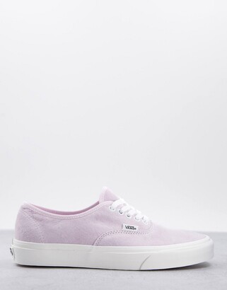 Vans Authentic suede sneakers in orchid ice pink - ShopStyle