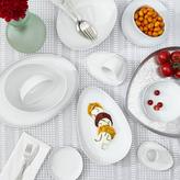 Thumbnail for your product : Crate & Barrel Como White Small Serving Bowl