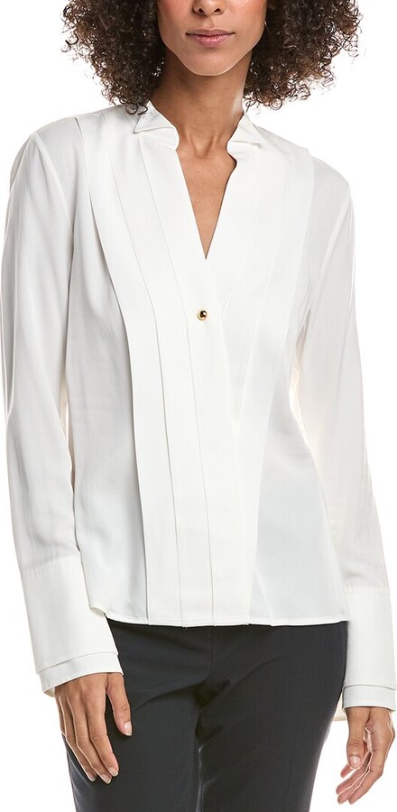 Derek Lam 10 Crosby Tiffany Pleat Front Shirt