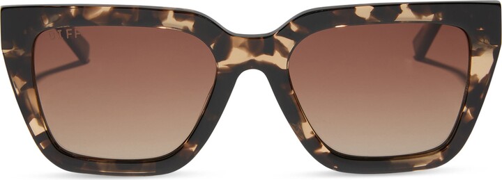 DIFF Amara 54mm Polarized Square Sunglasses