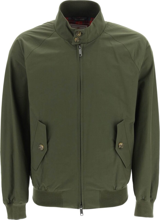 Green Harrington Jacket | ShopStyle