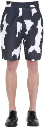 Neil Barrett Cow-Flage Printed Neoprene Shorts