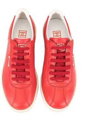Chanel Pre Owned Sports lace-up sneakers