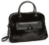 Thumbnail for your product : Milly 'Skylar' Faux Fur Satchel
