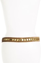 Thumbnail for your product : Betsey Johnson Gold Mirror Beaded Stretch Belt