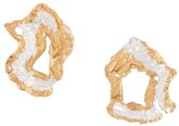 Thumbnail for your product : LOVENESS LEE Soleil hammered hoop earrings