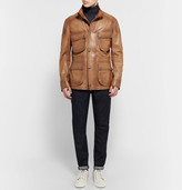 Thumbnail for your product : Ralph Lauren Purple Label Thornhill Burnished-Leather Field Jacket