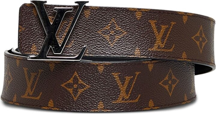 Louis Vuitton 2018 pre-owned Monogram buckle canvas belt - ShopStyle  Wallets & Card Holders