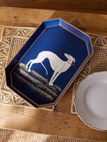 Thumbnail for your product : LES OTTOMANS Greyhound Hand-painted Metal Tray