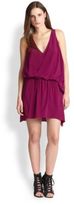 Thumbnail for your product : Elizabeth and James Tiana Silk Draped Dress